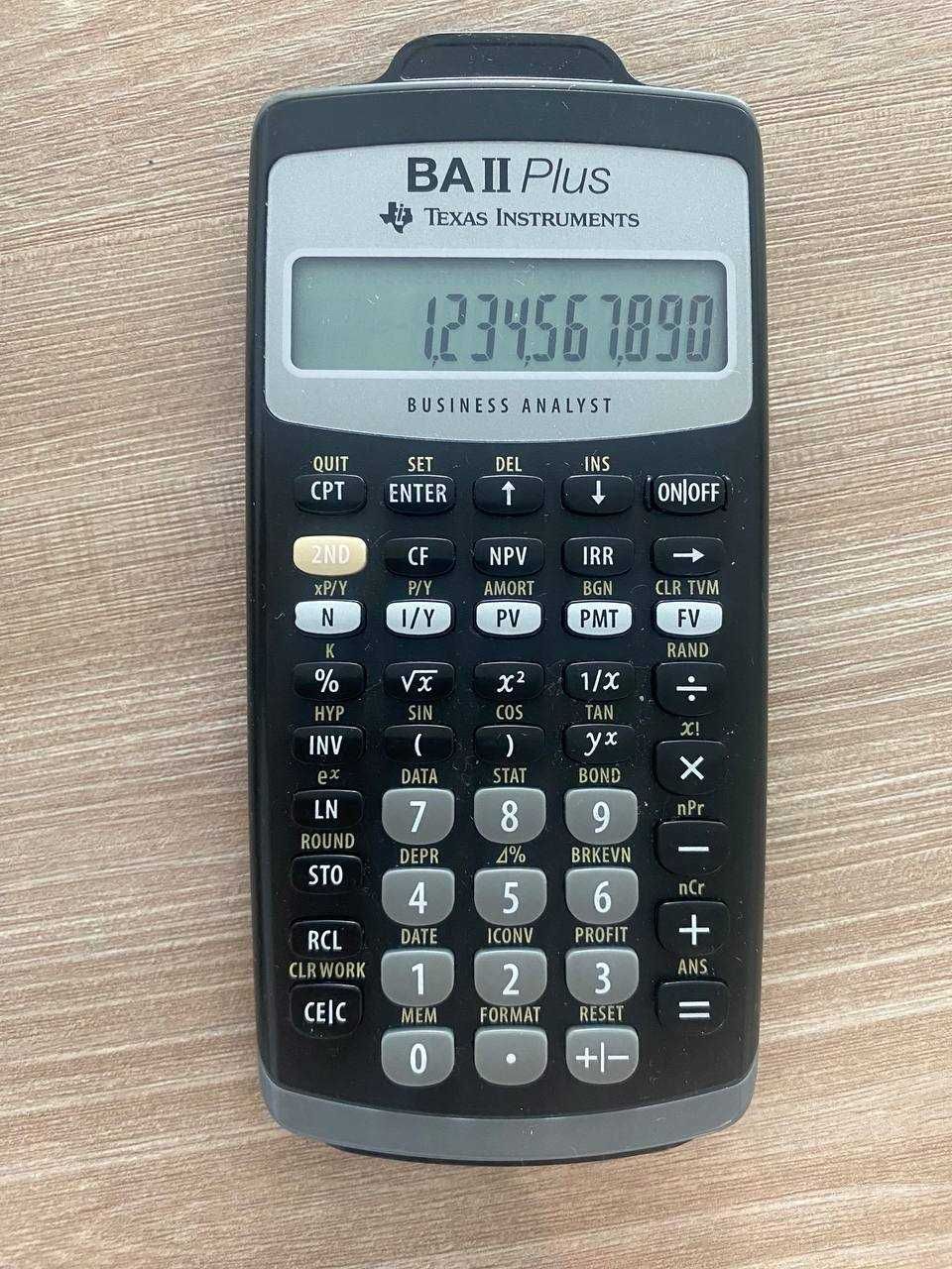Финансовый калькулятор Texas Instruments BA II Plus и