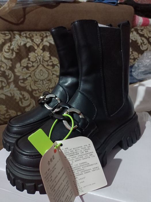 Новые сапоги  зима