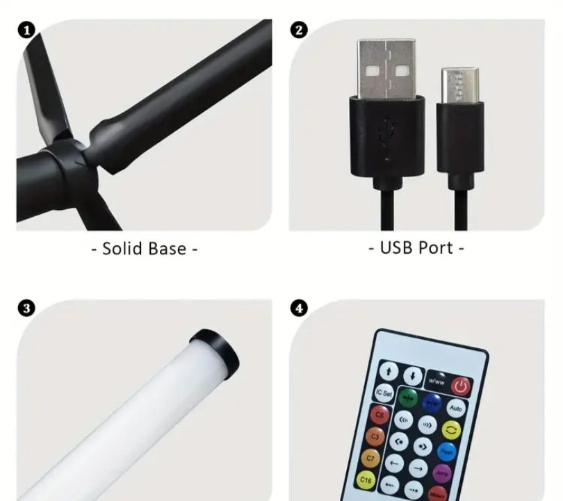 Lampa led diverse culori