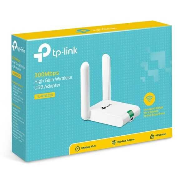 TP-Link TL-WN 822N High Gain USB Adapter is a 300Mbps   (NT1102)