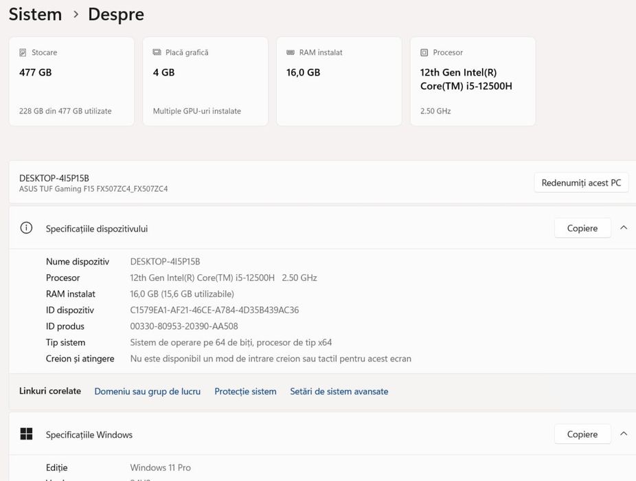 Laptop gaming assus 144HZ