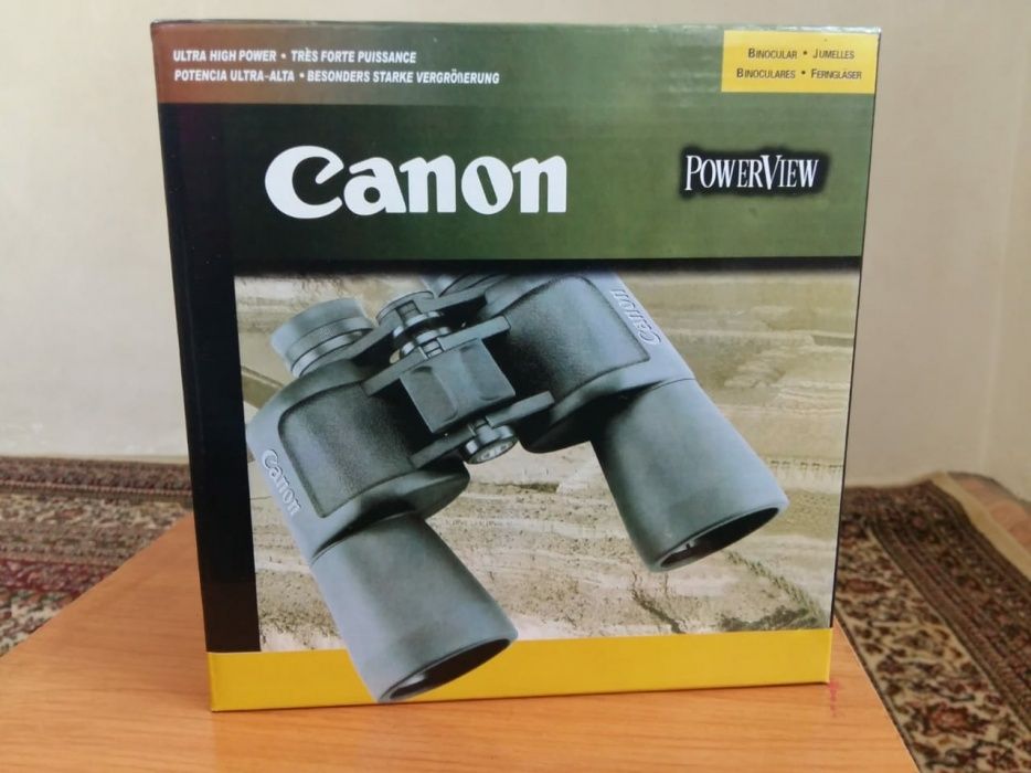 Мощный бинокль Canon 20×50 новые в упаковке