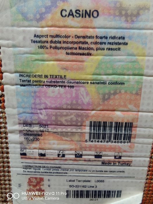 Covor in stare foarte bună 2,3 x 1,6 m