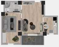 Apartament 2 camere Fond NOU - plata la Dezvoltator