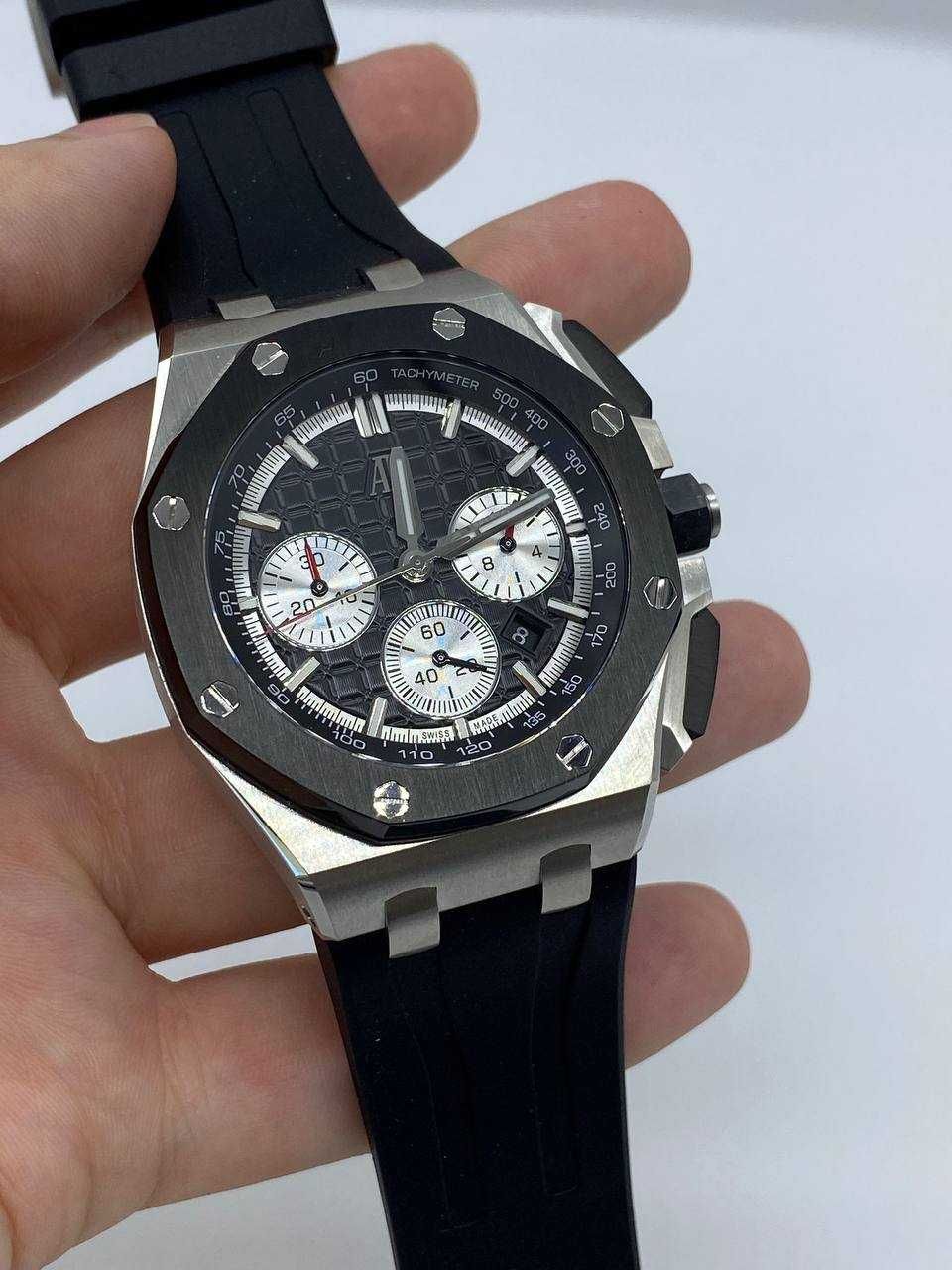 Audemars Piguet Royal Oak Offshore Chronograph Watch Black Dial 43mm