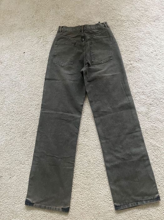 Дамски сиви дънки