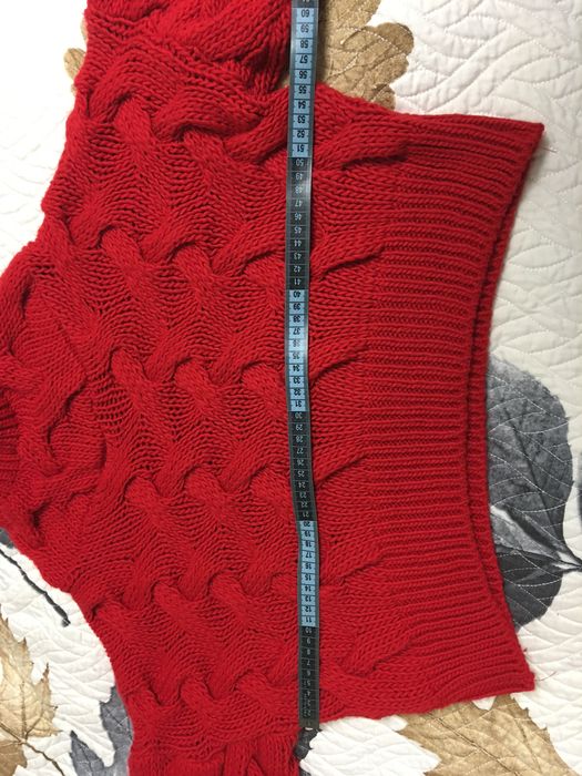 Pulover tricotat oversize cu guler
