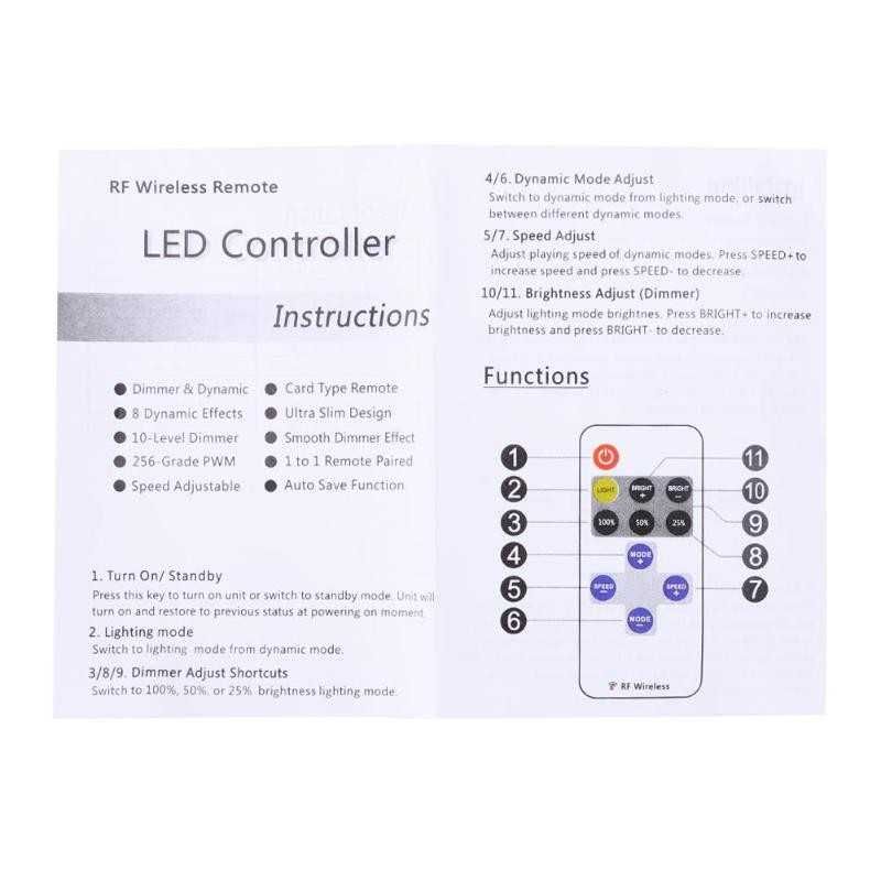 Dimmer Banda Led Dimmer Led 12V Dimmer LED Wireless Banda Led 12V