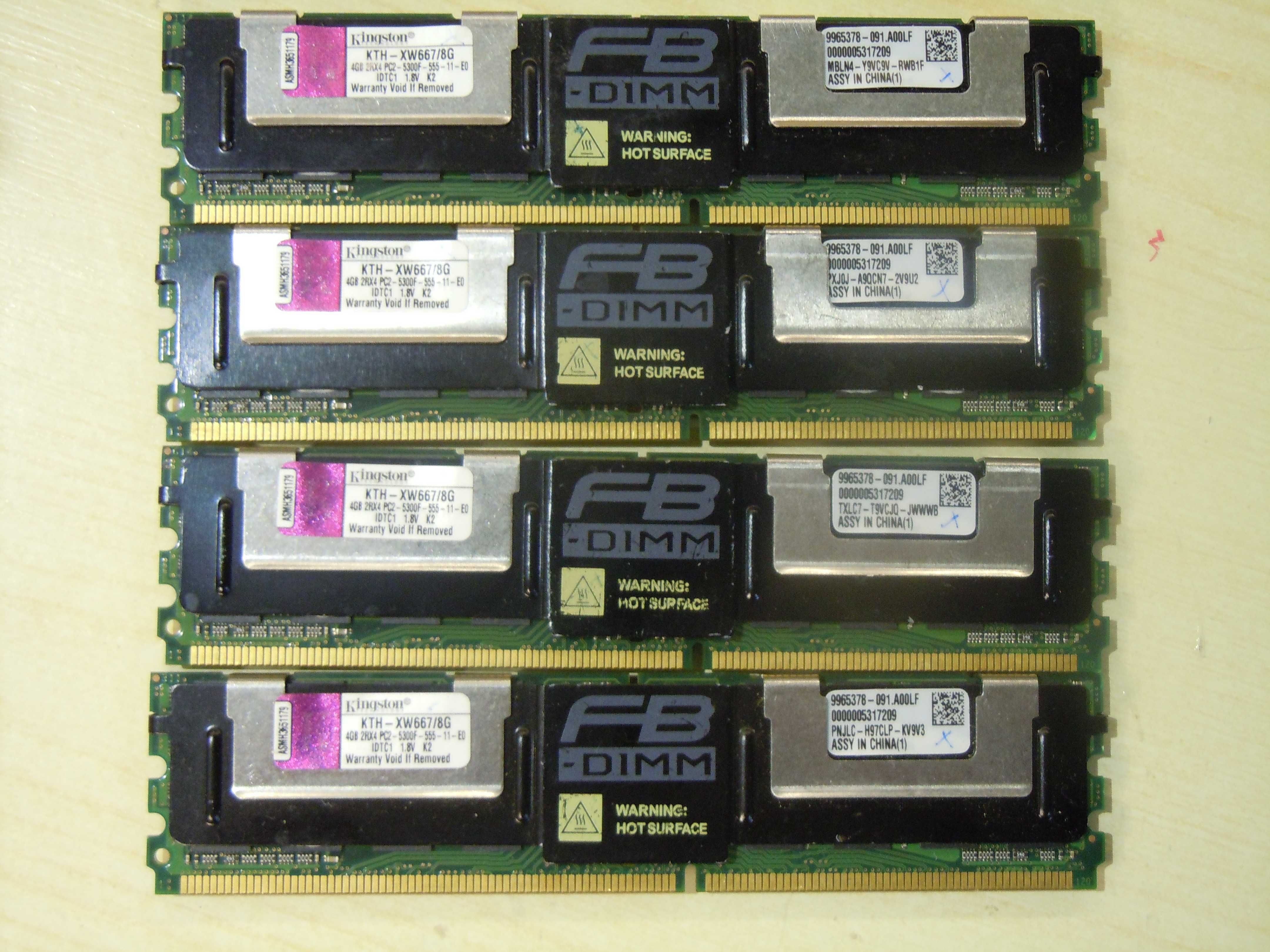 memorii laptop 8g ddr 3  memorii server Kingston KTH-XW667/8G  DDR2