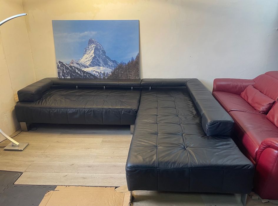 Ъглов кожен диван*БЕЗПЛАТНА ДОСТАВКА за цяла България*