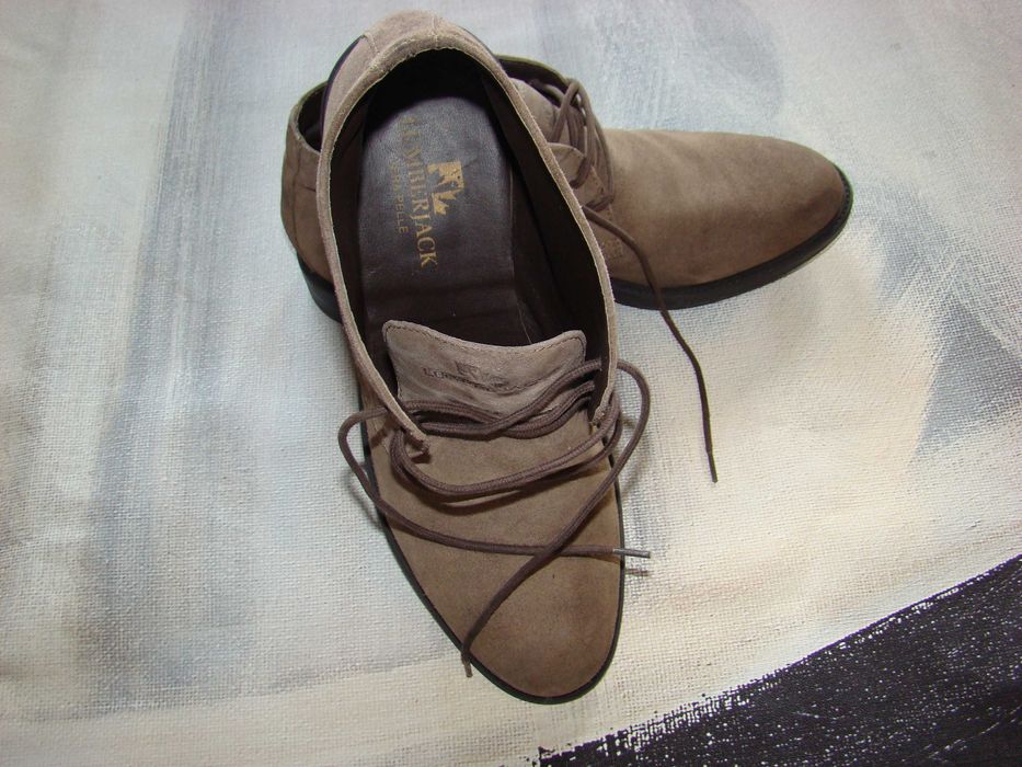 Lumberjack Ankle Boots, beige suede, 43