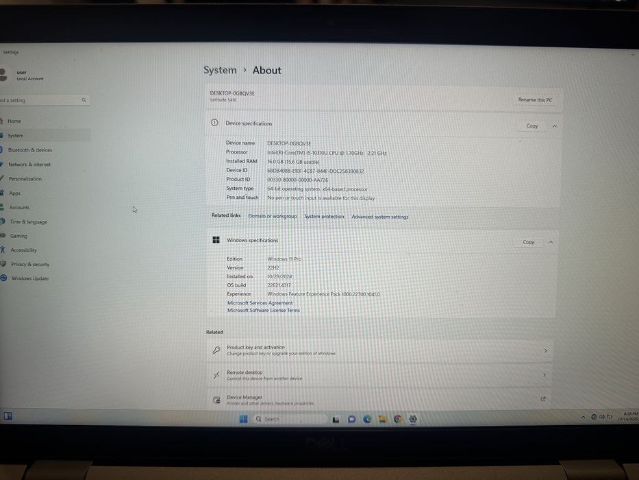 Laptop DELL Latitude 5410
