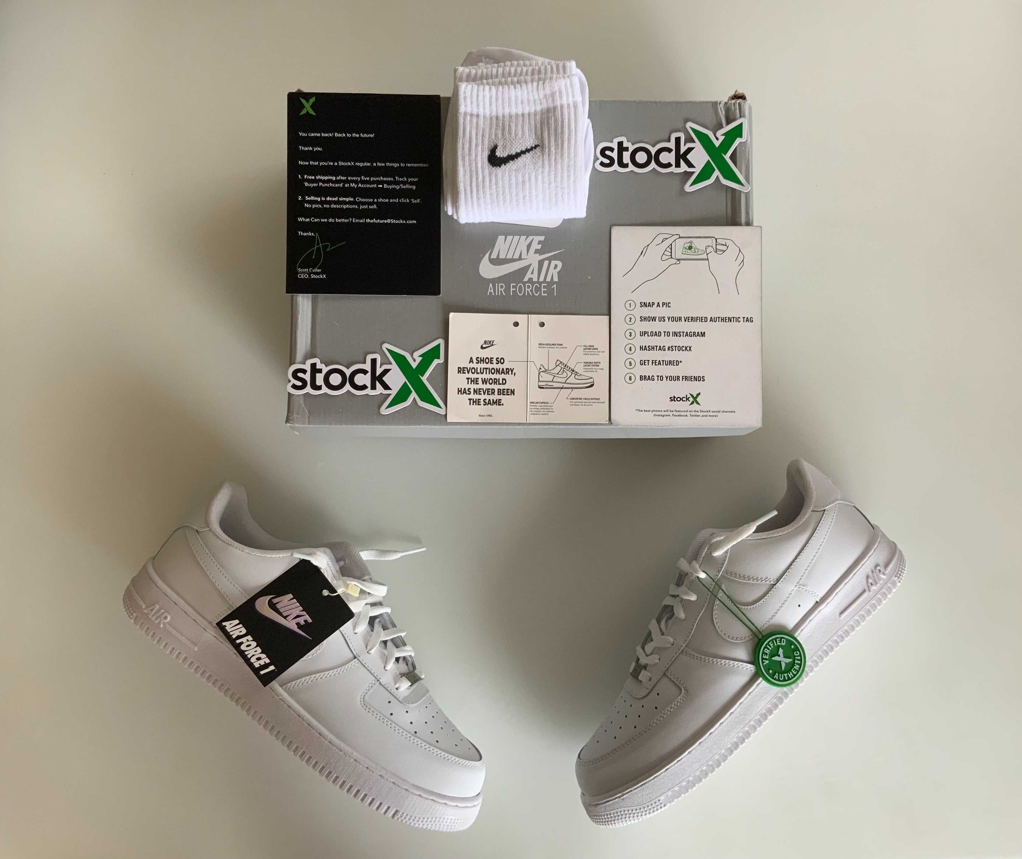 Nike Air Force 1 full white (бяло) (от 36 до 46 номер)