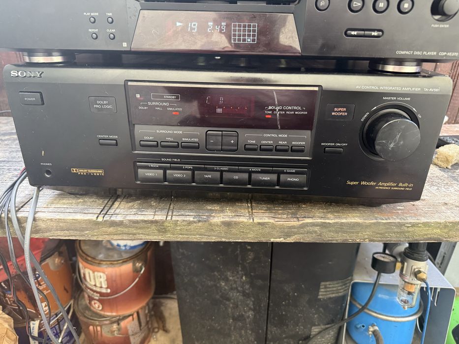 Linie sony amp cd tuner deck pick-up