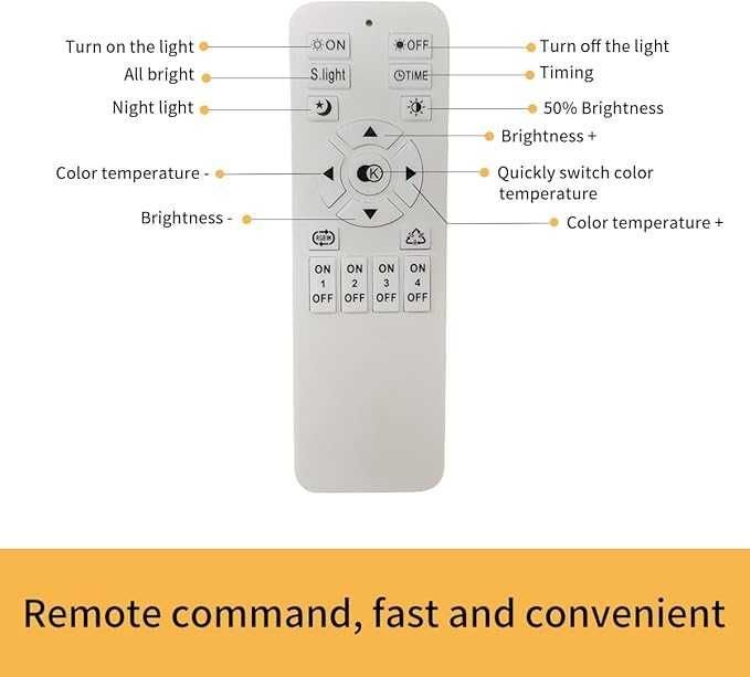 LED Плафониер 28W 2350 lm Регулируем 3000-6500K