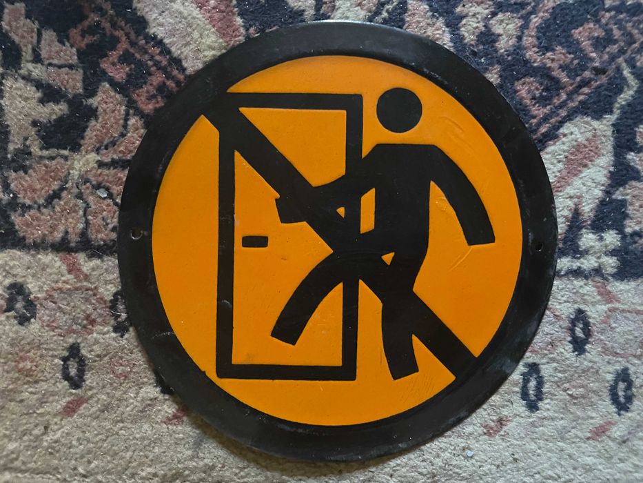 Емайлирани кръгли табели редки