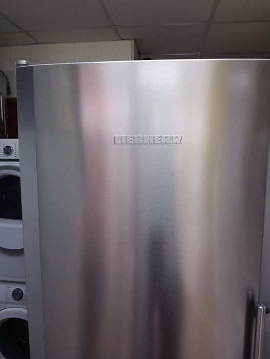 Иноксов комбиниран хладилник с фризер Liebherr 24 месеца гаранция!!!