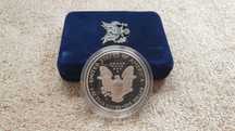 Американски сребърен долар 2001 , Колекционерски Proof , Нециркулиран