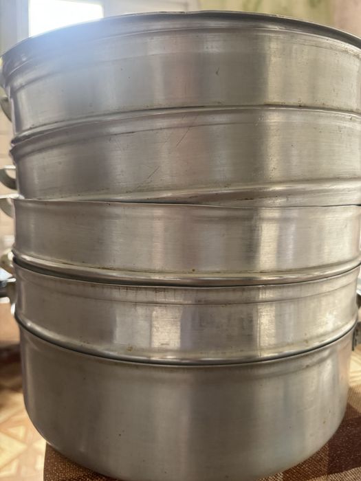 Продам большую мантоварку,алюминий