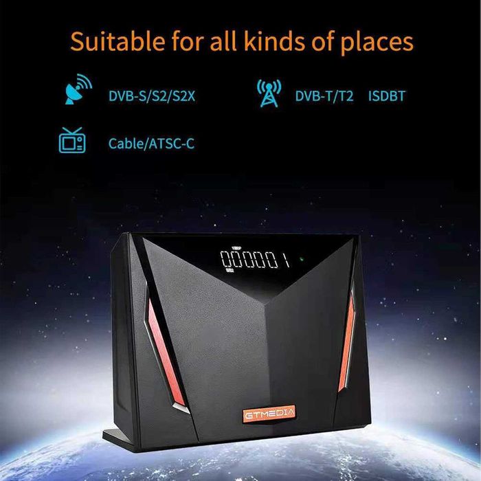 Receiver receptor satelit GT MEDIA V8 UHD