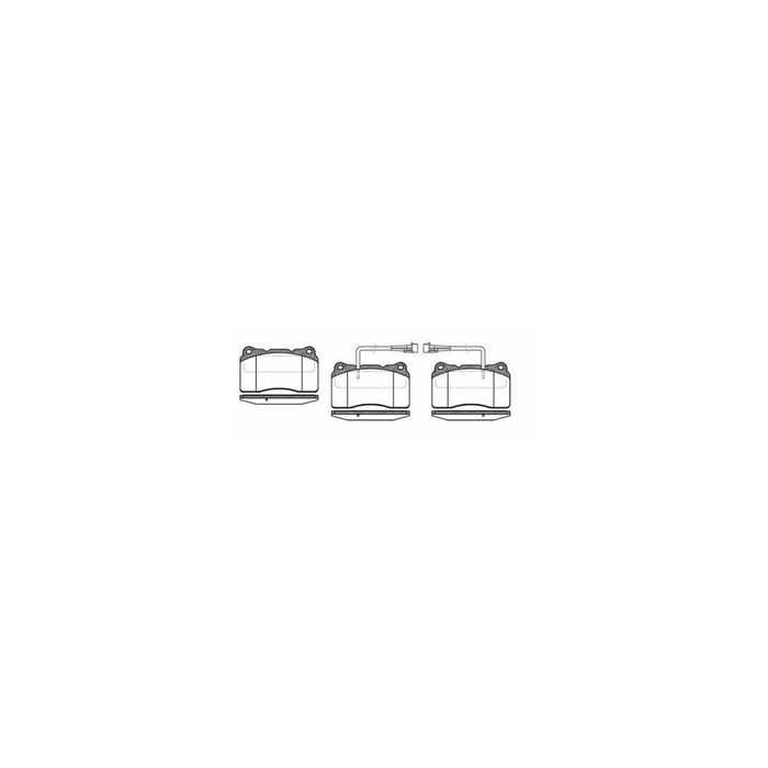 Placute frana fata Alfa Romeo 159 (939), 09.2005-12.2012, marca SRLine S70-0565