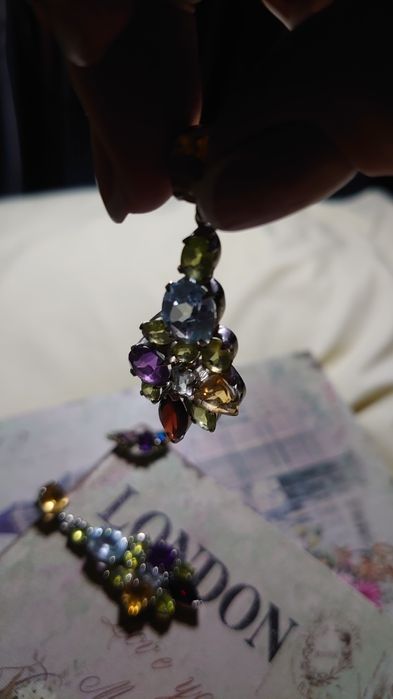 Срочно, Серги серебро, полудрагоценные камни