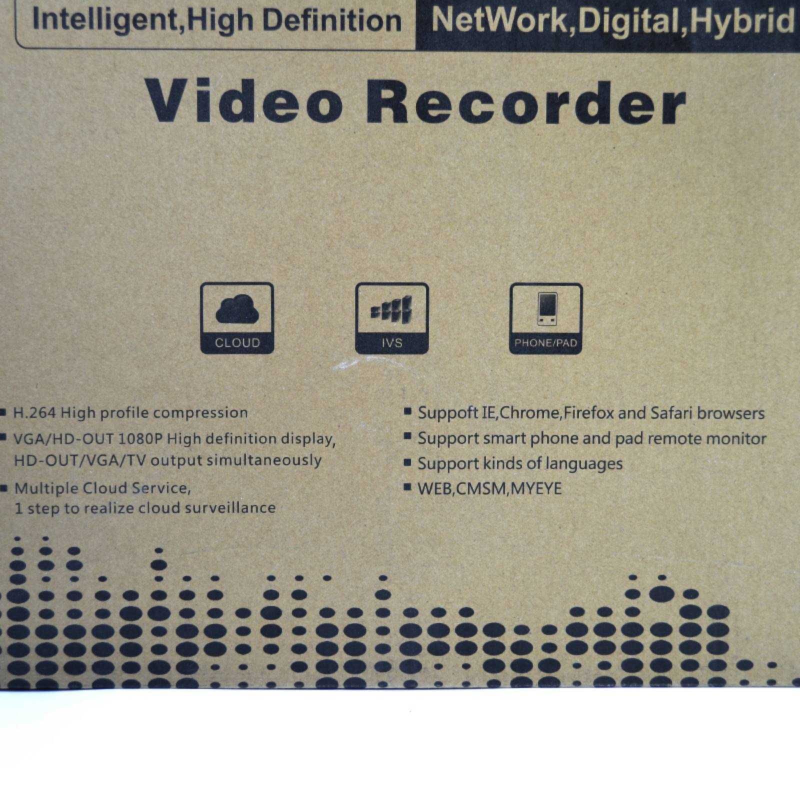 DVR NVR 8 канален HD Recorder с HDMI