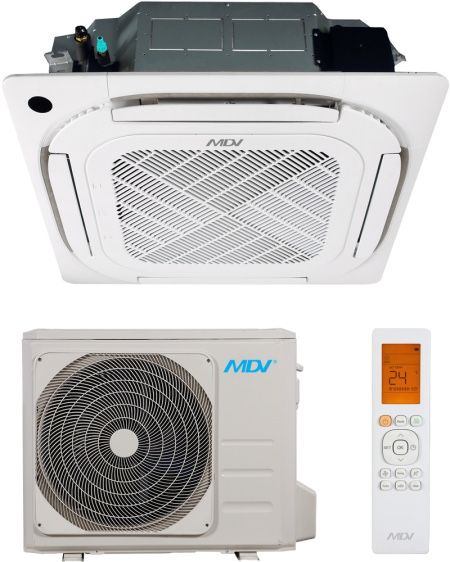 Кассетный кондиционко Midea/Aux/Mdv+доставка