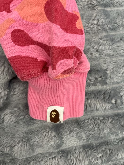 A bathing ape pink hodie