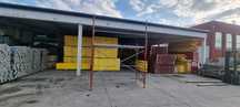 Schela metalica de exterior noua, cu podina de 1,8 m