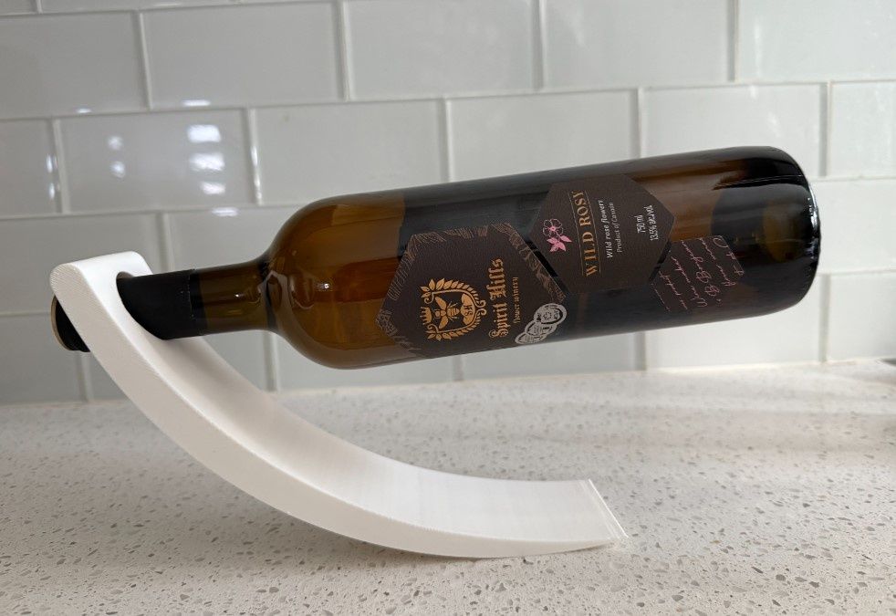 Suport sticlă de vin - printat 3d