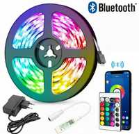 Светодиодная лента RGB lent SMD 5050 с Bluetooth 10 м