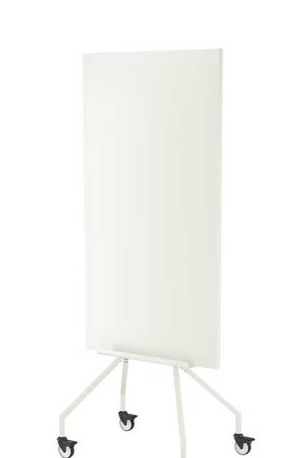 Tablă albă/panou afişaj_Flipchart cu rotile, alb, 70x180 cm Ikea