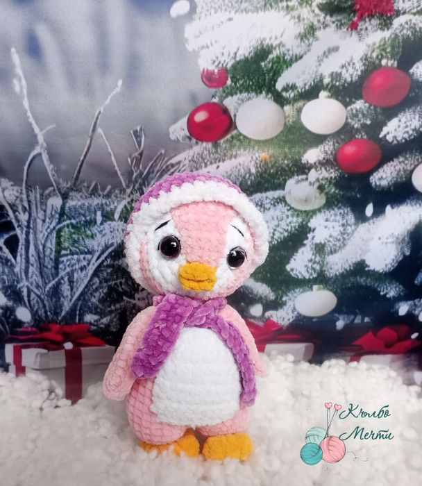 Пингвини - ръчно плетени играчки и декорации