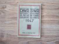 1947 СИМА каталог пощенски марки SIMA Catalogue de timbres-poste