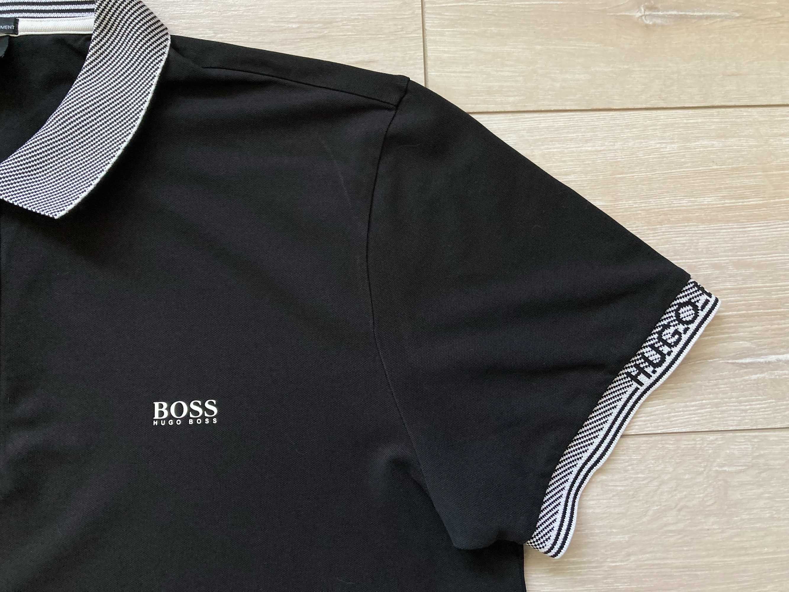 Hugo Boss Paule Moisture Management поло тениска размер XXL Slim Fit