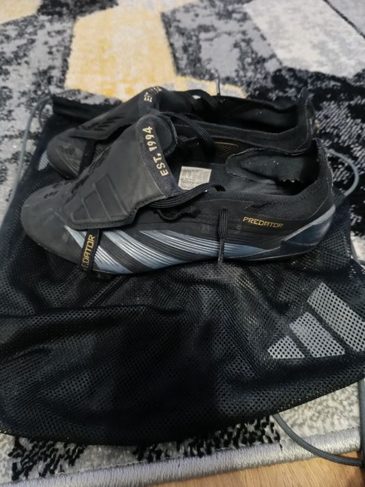 Ghete fotbal adidas predator negre elite FT FG