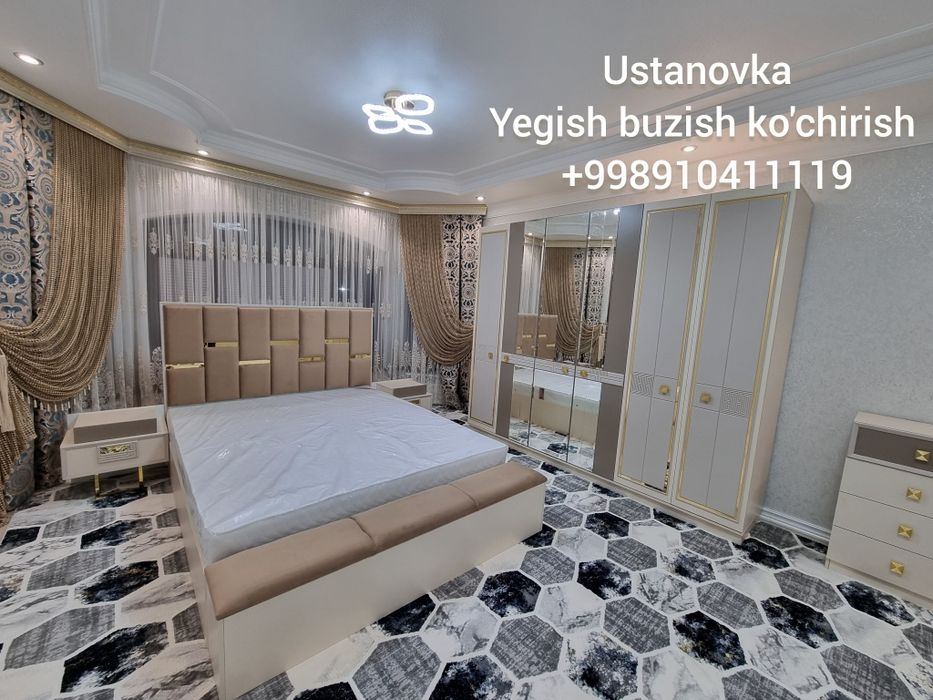 Ustanovka yegish buzish ko'chirish