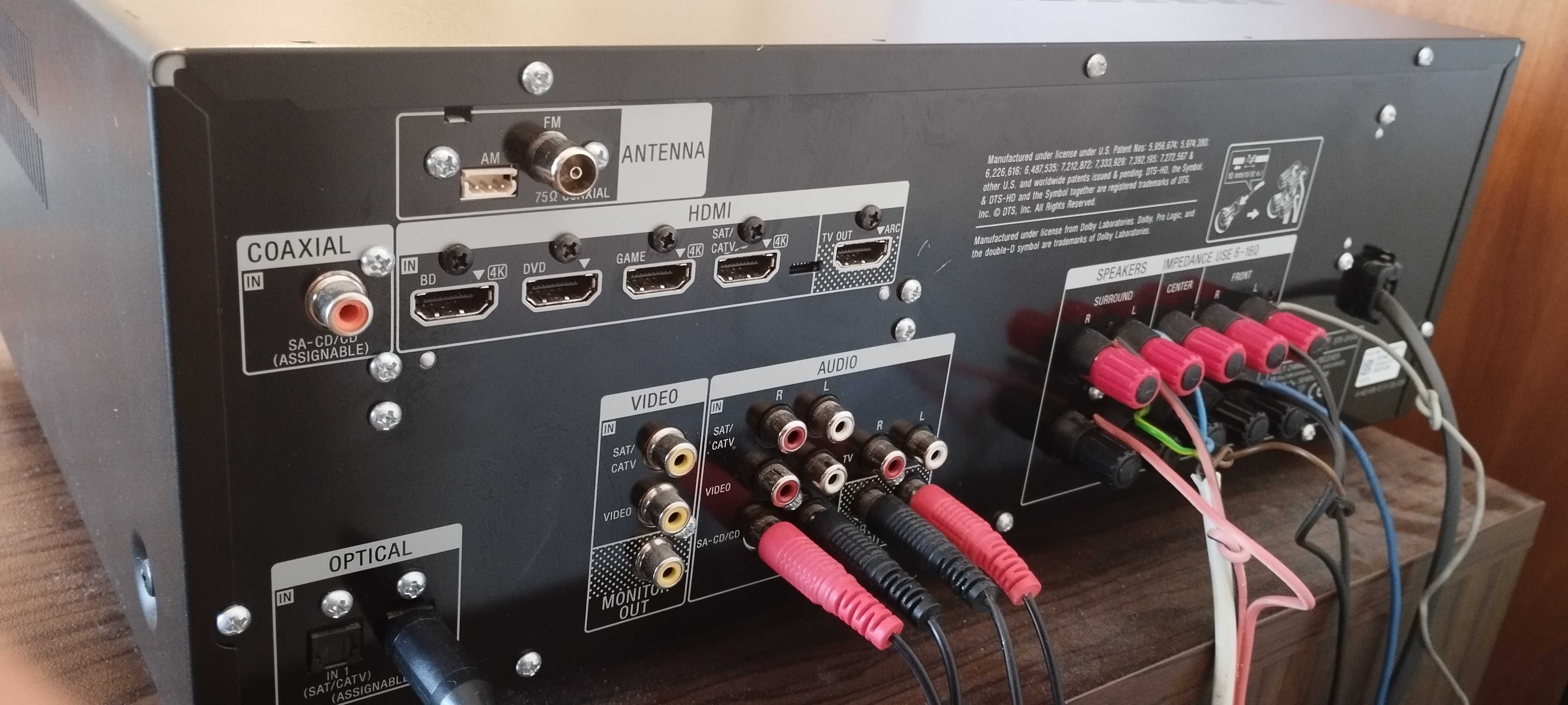 Ресивър Sony str-dh 540 с ново дистанционно