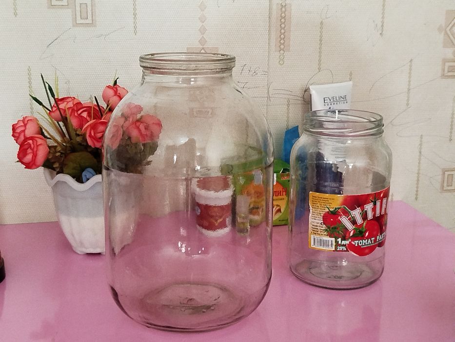 Банки для закруток 3 литр СРОЧНО город Ташкент,Рисовый базар