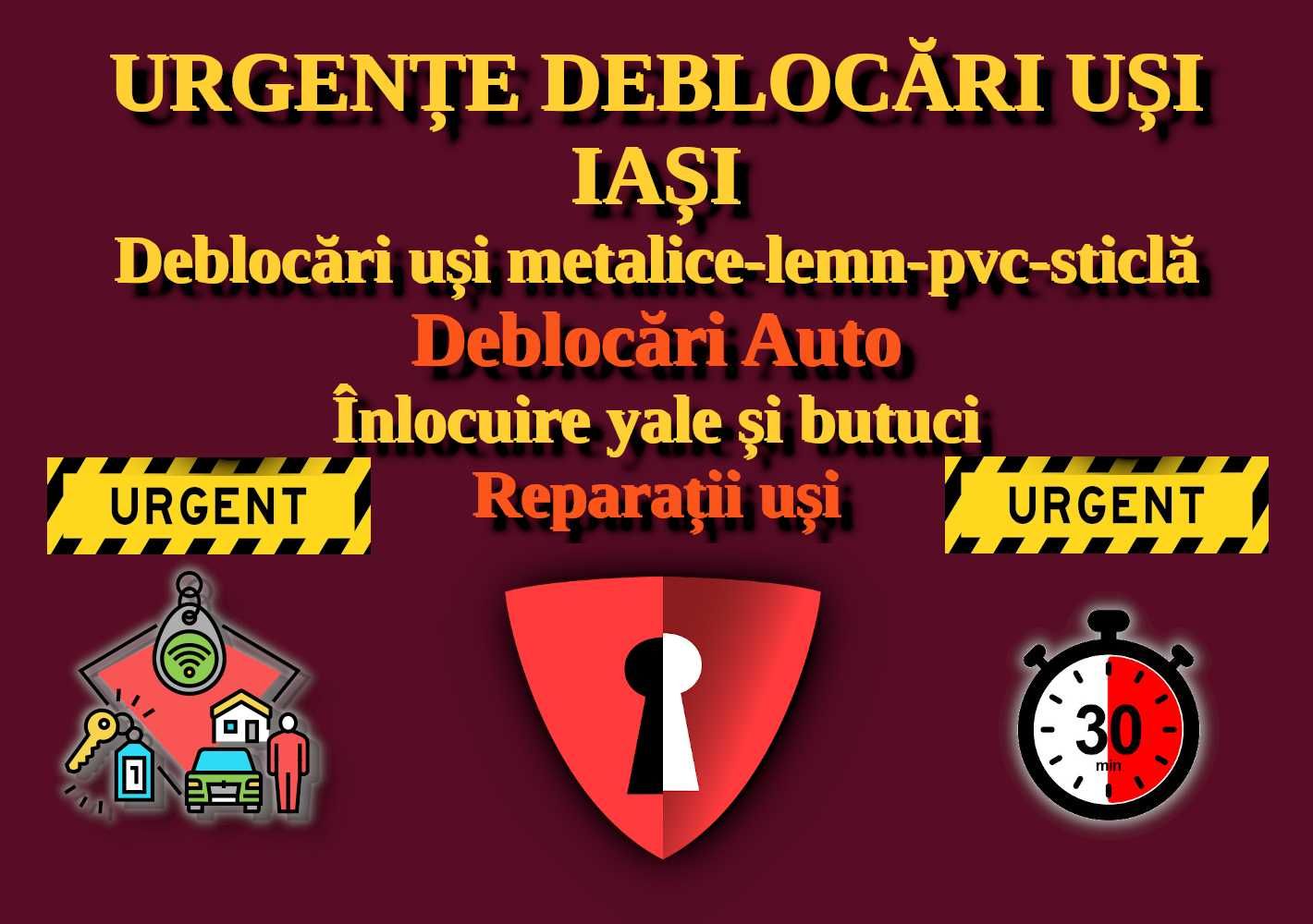 Deblocări uși Iași - Deblocări auto - Lăcătuș Iași