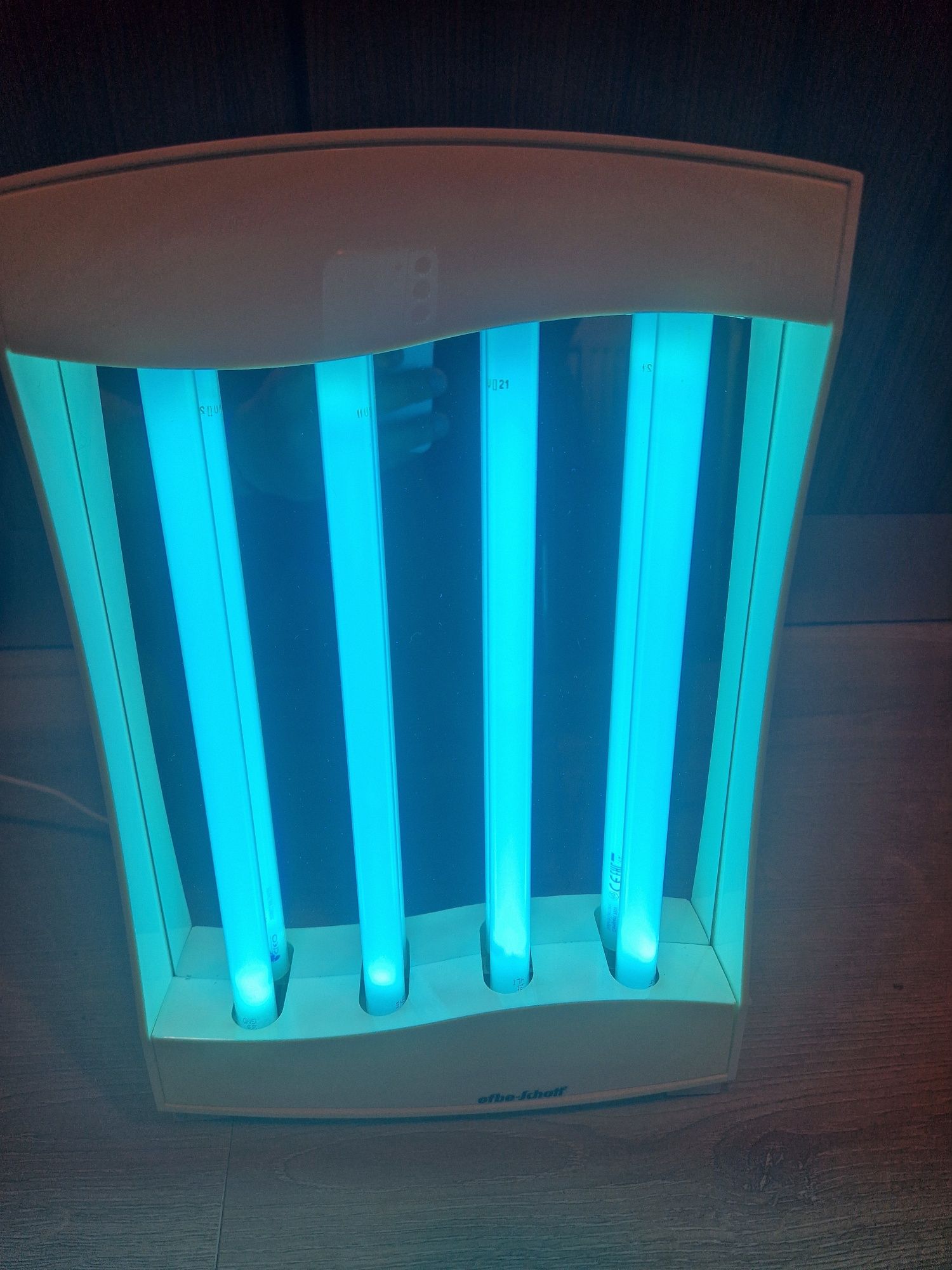 Lampa bronzanta , bronzat , bronz effbe schott UV SC GB 834 N