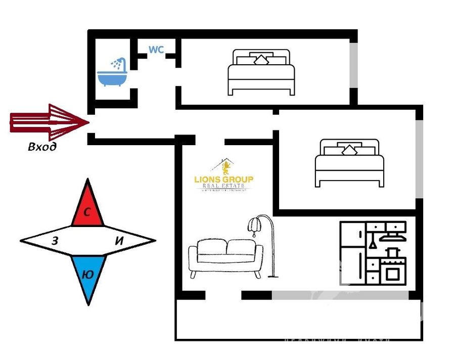Продава се Тристаен апартамент в Варна, Възраждане 2 - 111 кв.м за 856 €/кв.м - Снимка #2