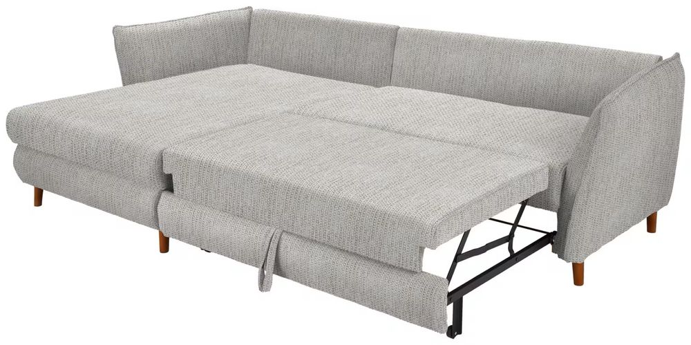 Coltar extensibil, stofa gri, 284 x 162, lada depozitare, Polonia