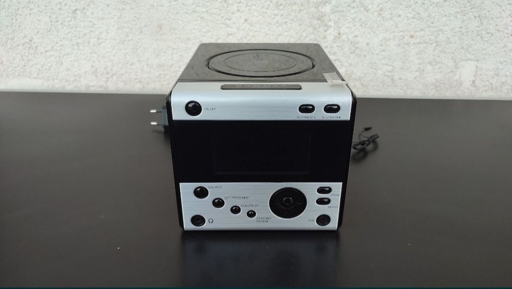 radio stereo cu ceas cd terris 234 fm bucatarie alarma bass joc copii