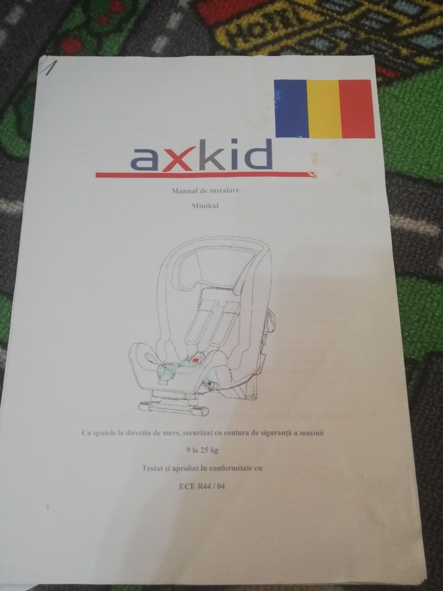 Scaun auto axkid minikid rear-facing FARA ACCIDENT