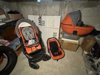 Carucior 3 in 1 Nexxo Orange - CADOU BABY NEST JUKKI