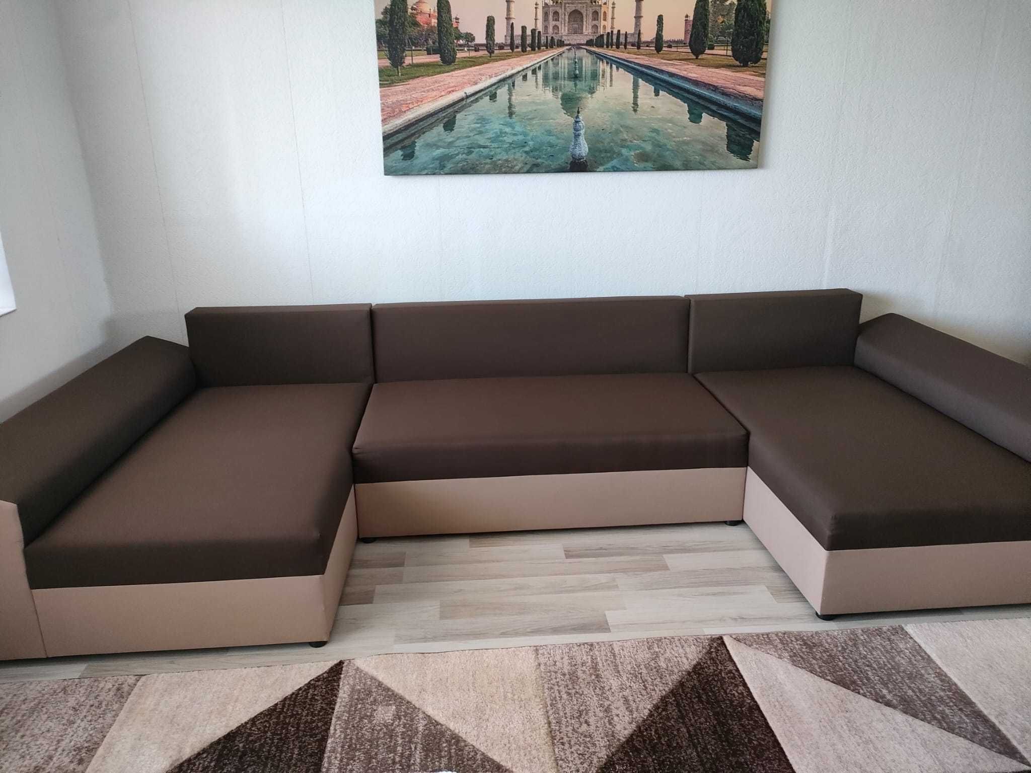 Coltar U Extensibil Cali crem / maro