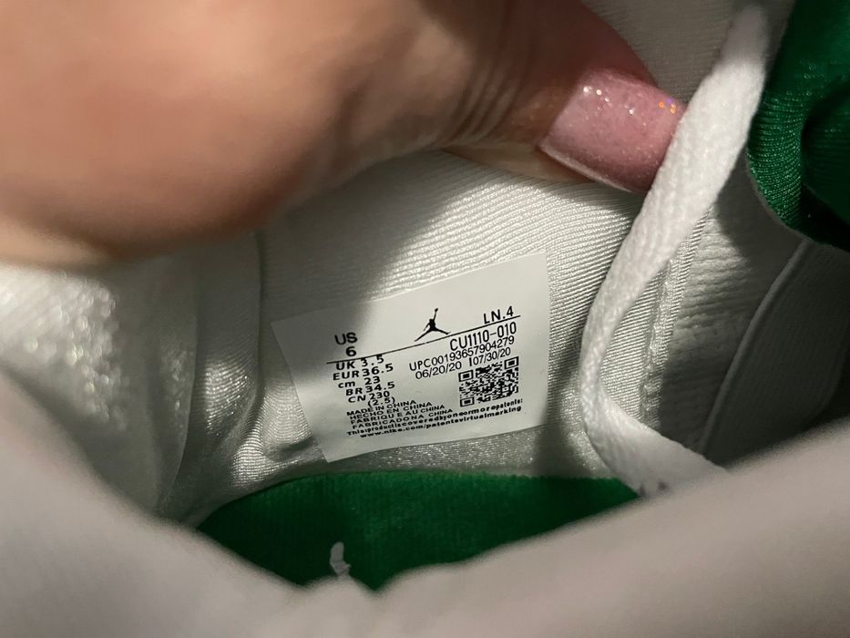 NIKE Air Jordan 4 Retro Metallic Green nr de la 36 la 40