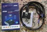 Switch KWM ATEN CS692 2 porturi HDMI, USB, Audio